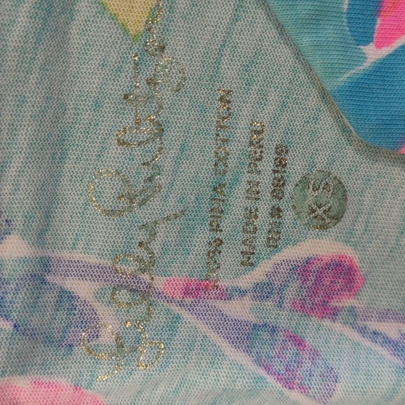 Lilly Pulitzer Shorely Blue Sandstorm Riva Dress Size Extra Small EUC - Picture 4 of 12